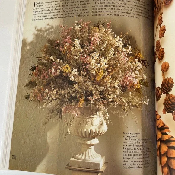 Vintage 80s Dried Flowers Floral Book DIY - Picture 8 of 9